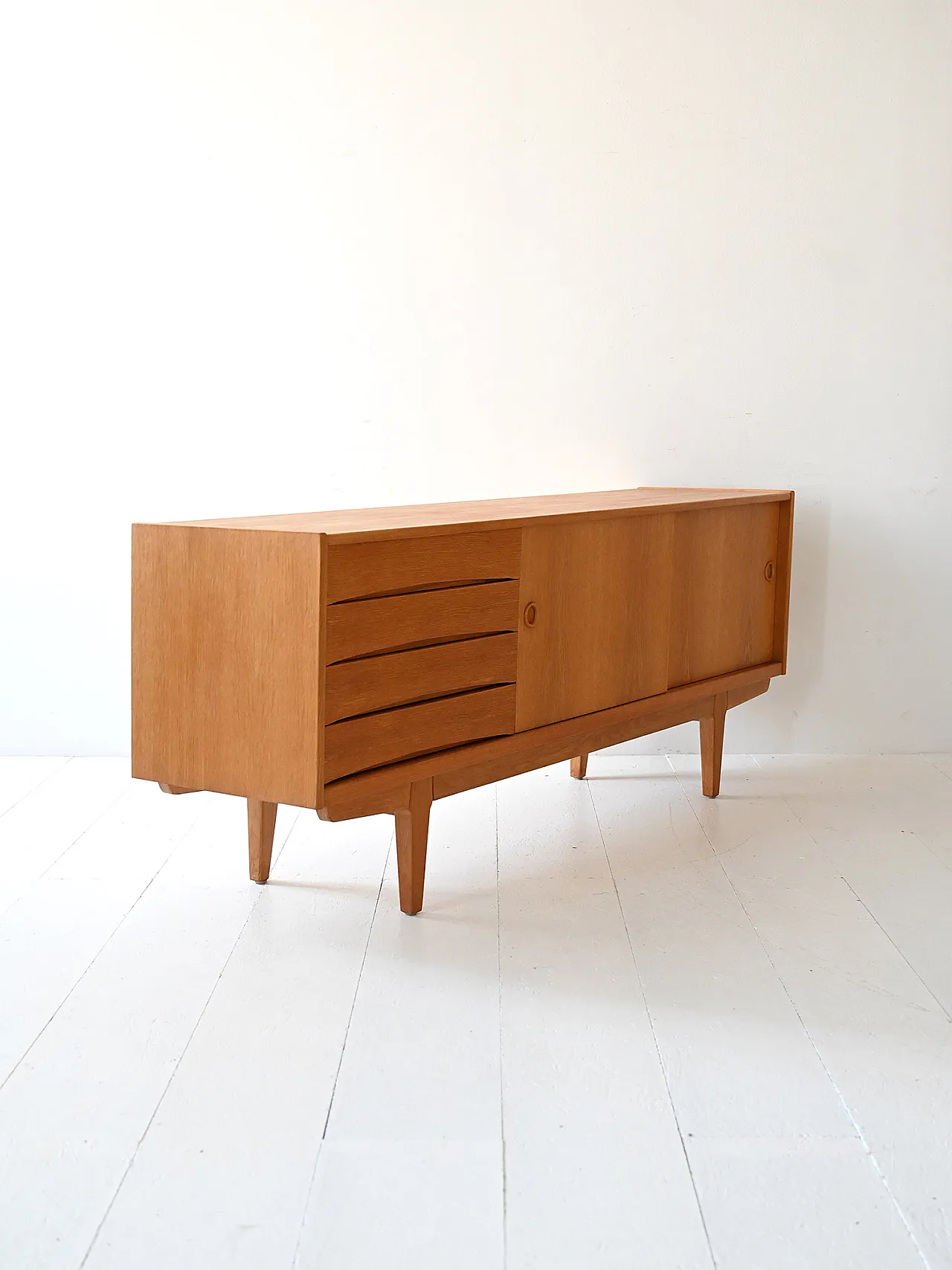 Swedish Oak Sideboard “Ulvo” by Erik Wørts for IKEA, 1960s 5