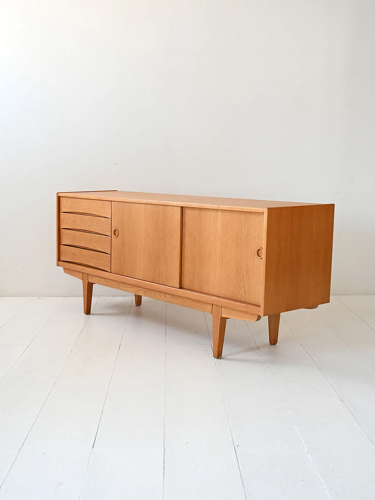 Swedish Oak Sideboard “Ulvo” by Erik Wørts for IKEA, 1960s 6