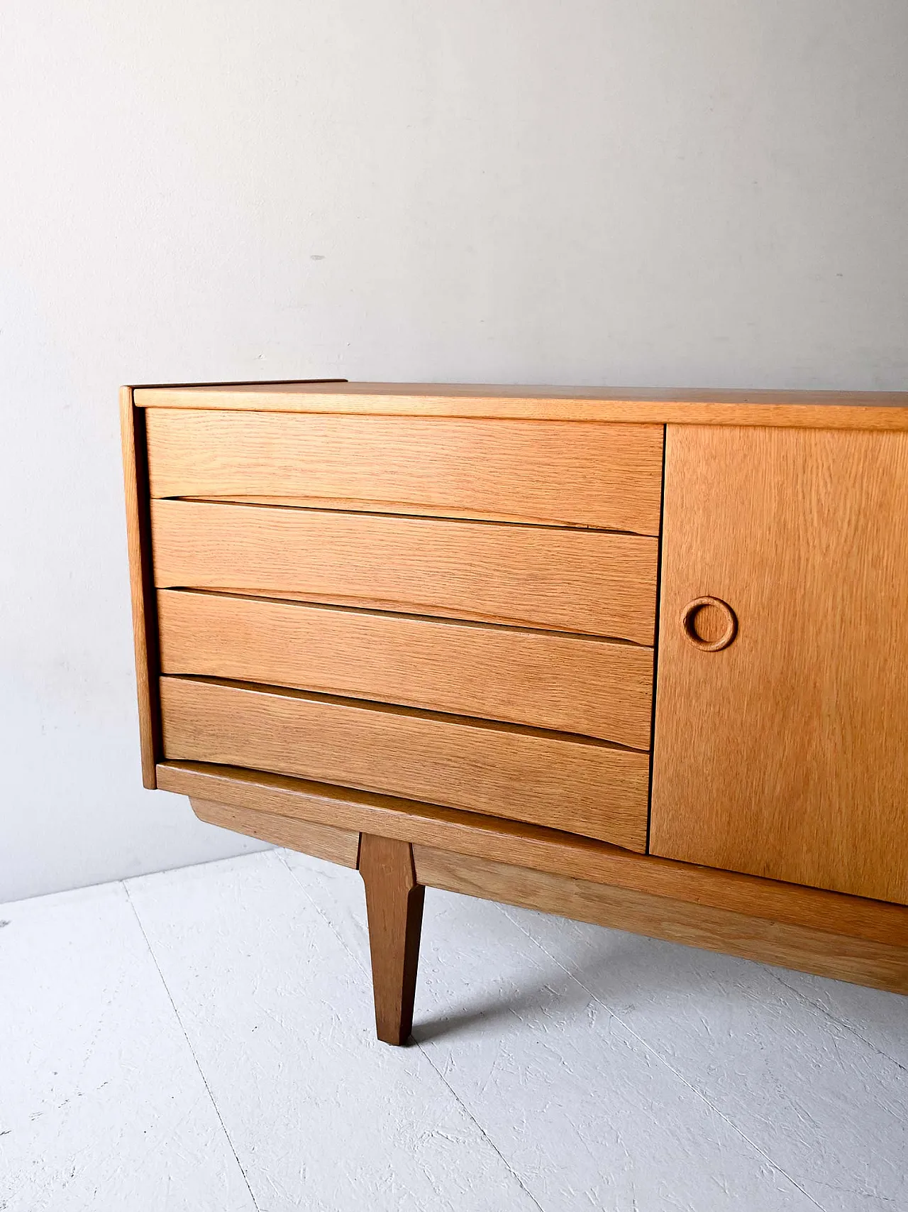 Swedish Oak Sideboard “Ulvo” by Erik Wørts for IKEA, 1960s 9