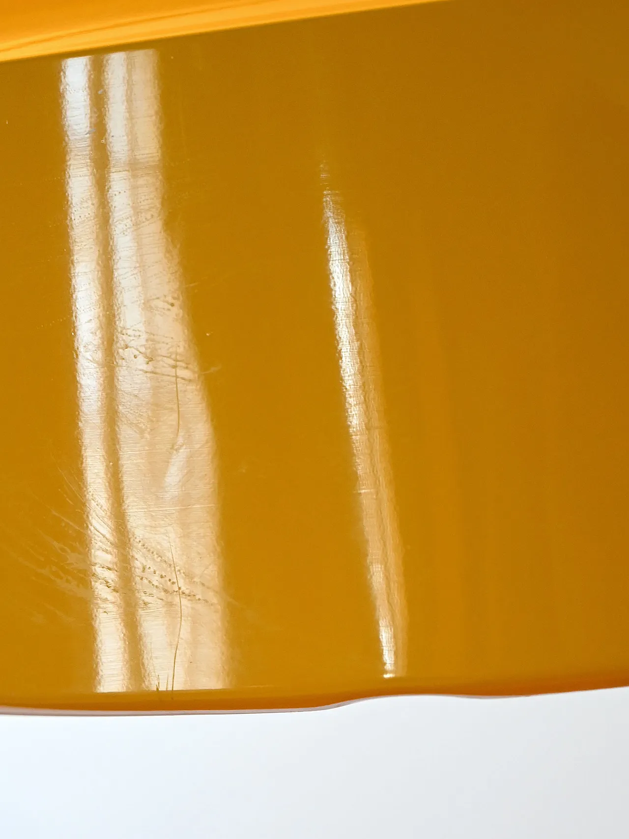 Scandinavian yellow ceiling lamp from the 60s/70s 2