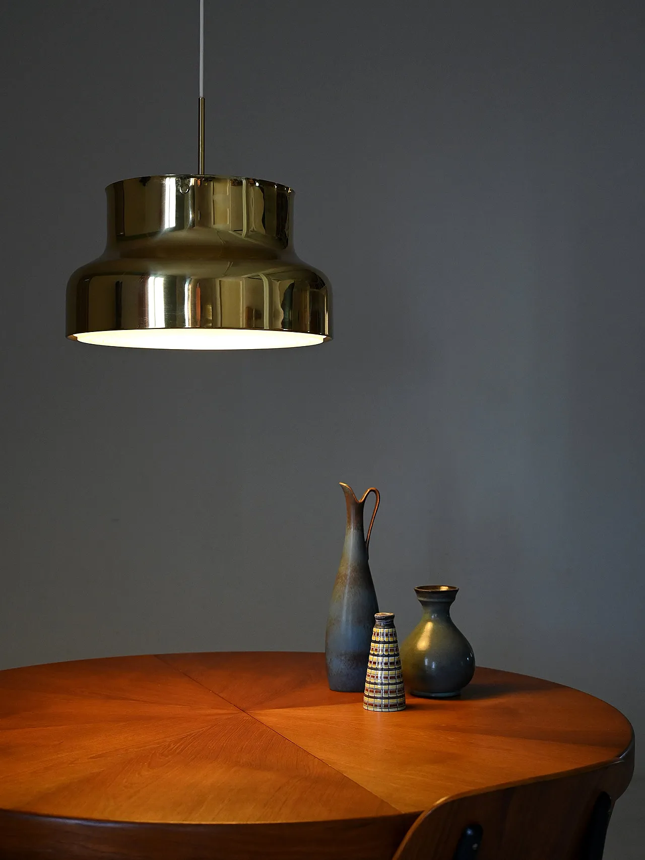 Lampada da soffitto Bumling in ottone di Anders Pehrson 1