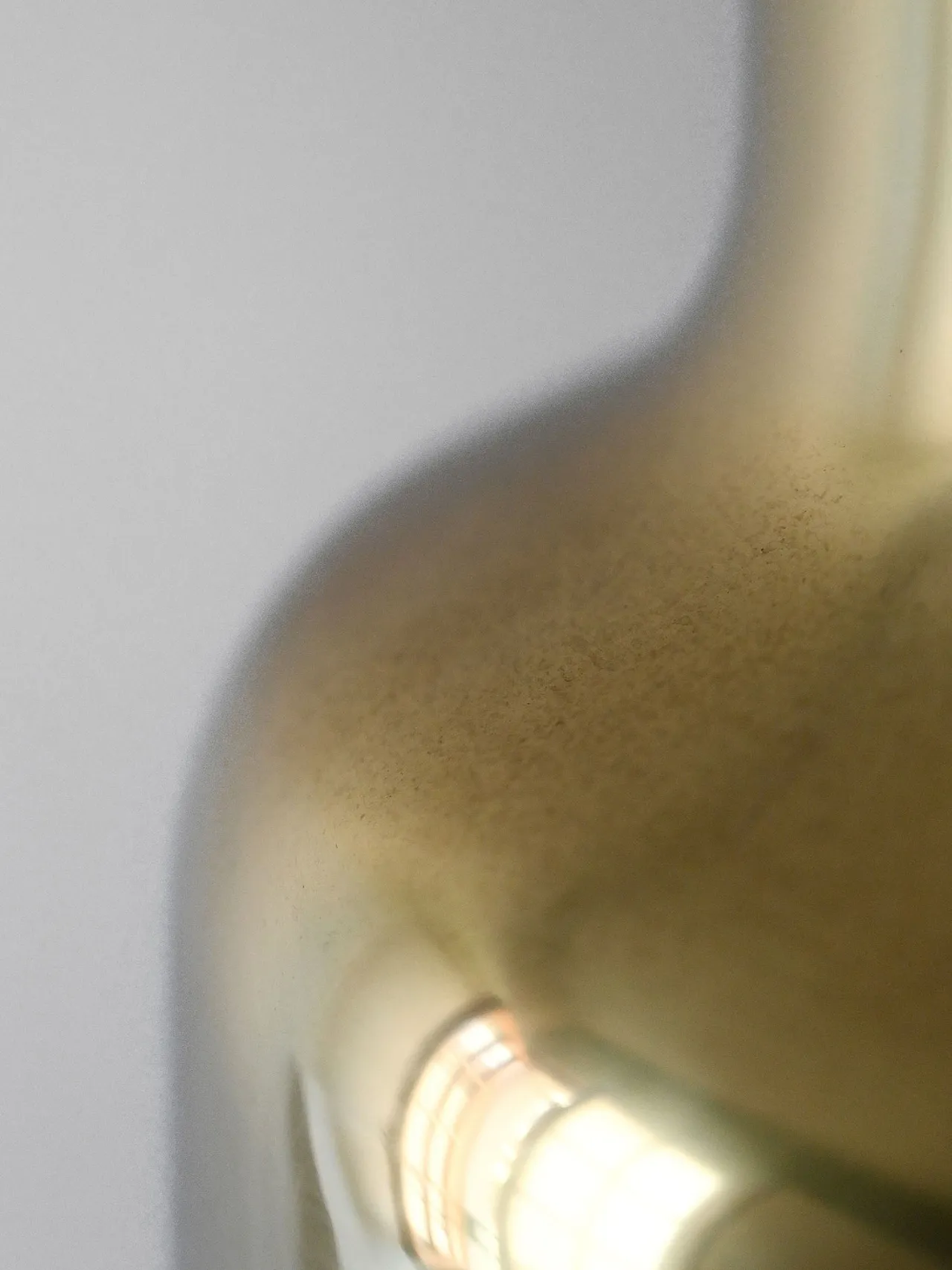 Lampada da soffitto Bumling in ottone di Anders Pehrson 5