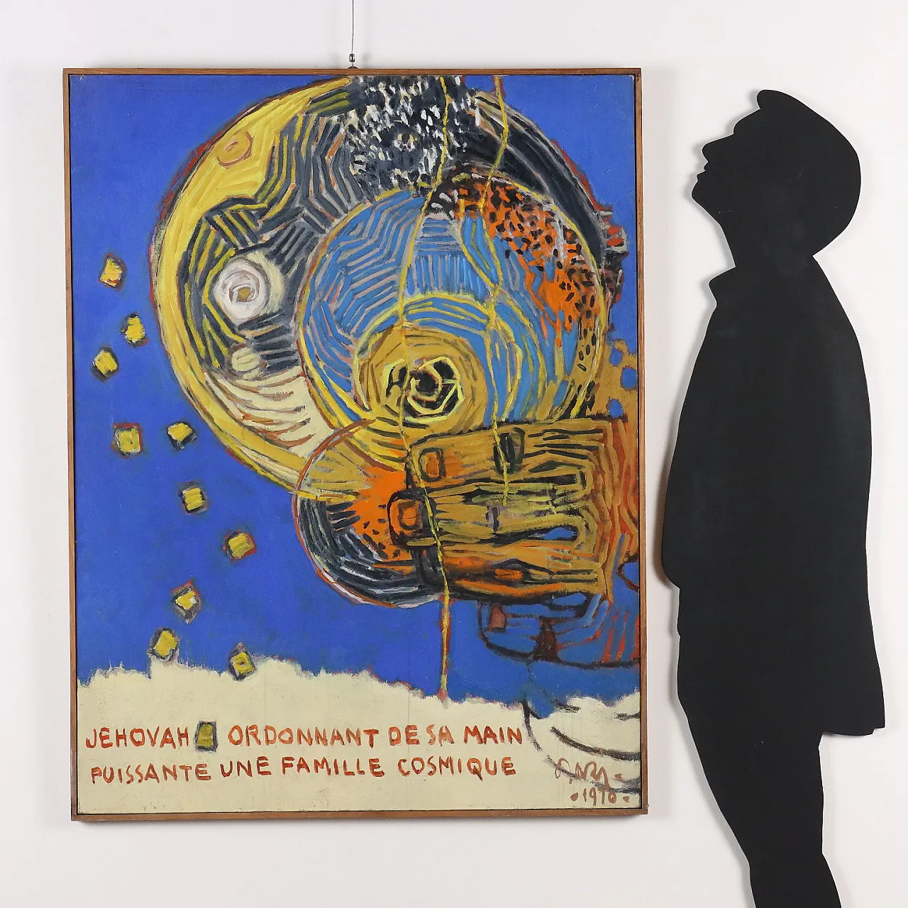 Painting by ORAZI, oil on canvas, 1970s 2