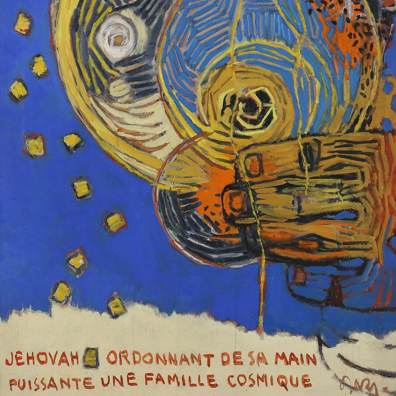 Painting by ORAZI, oil on canvas, 1970s 3