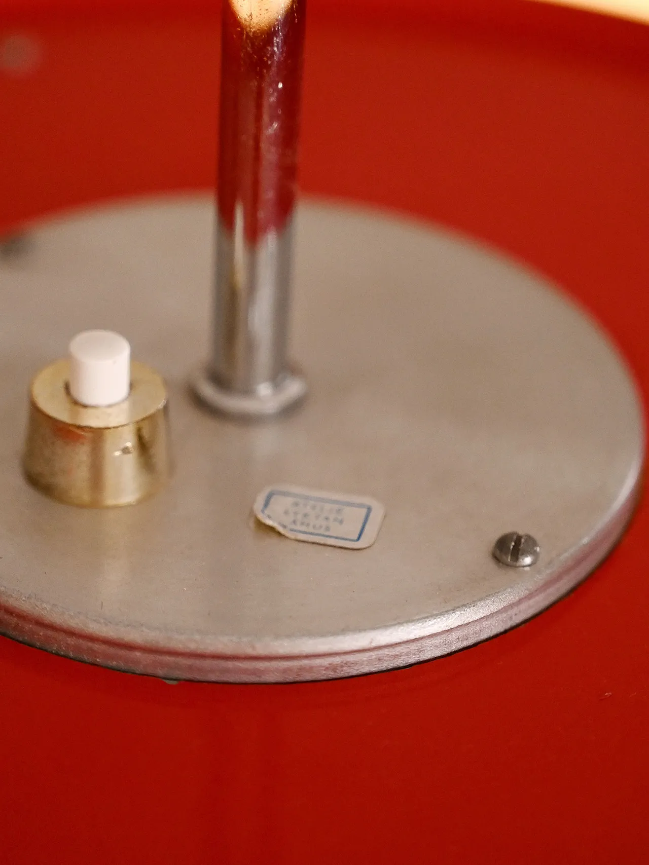 Red “Bumling” pendant lamp by Anders Pehrson 6