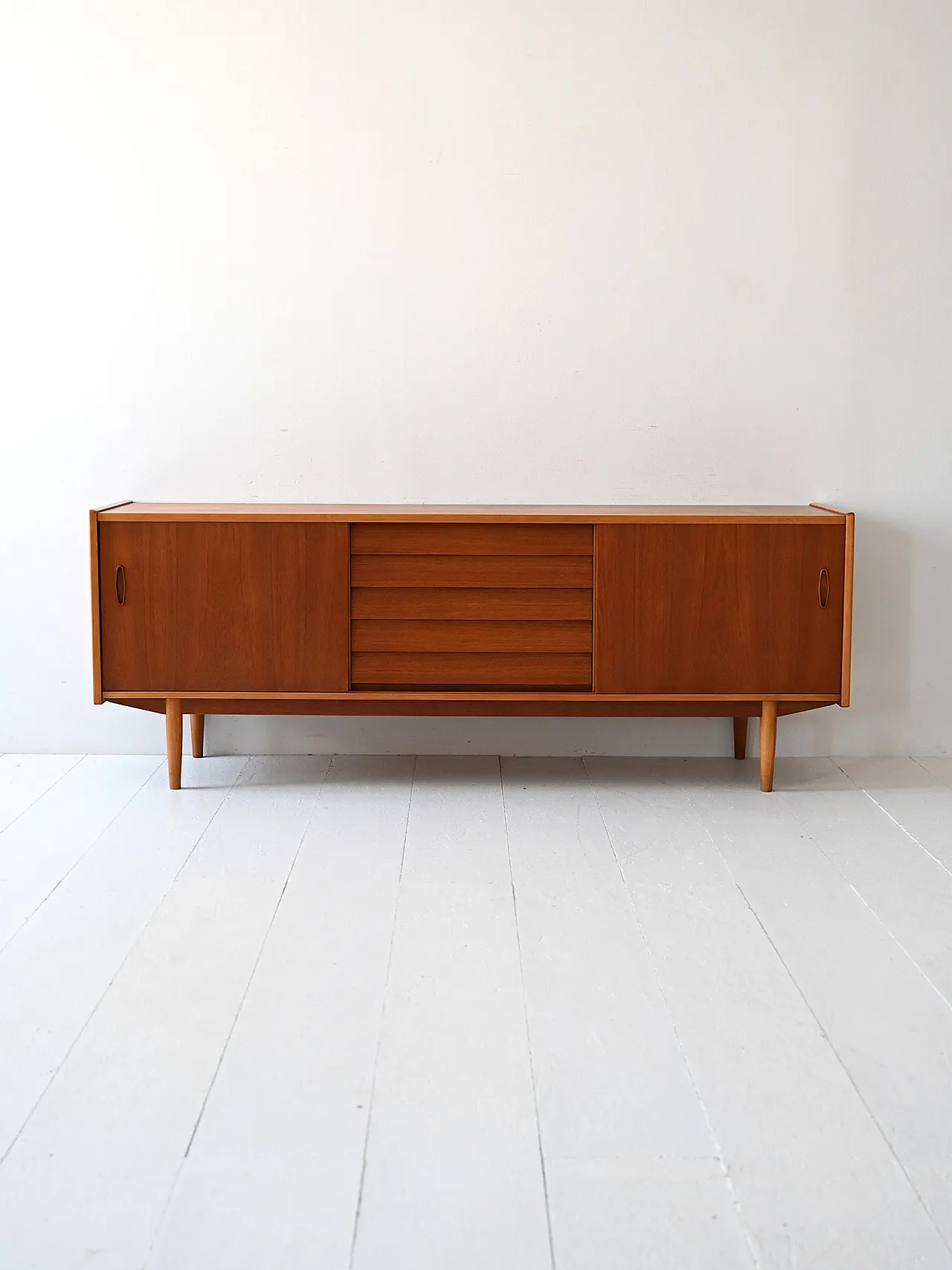 Sideboard “Trio” in teak and oak by Nils Jonsson for Hugo Troeds, ann 2