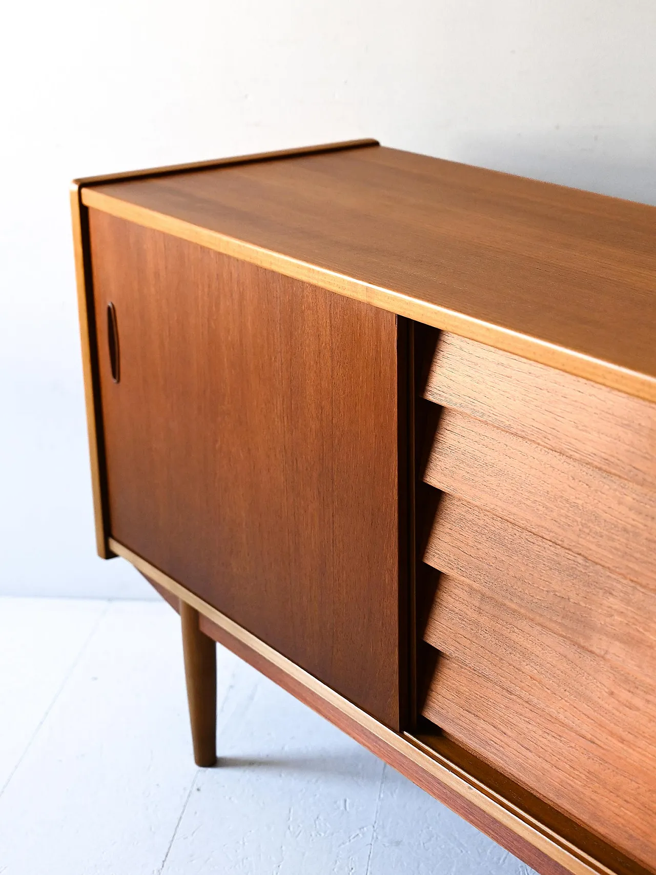 Sideboard “Trio” in teak and oak by Nils Jonsson for Hugo Troeds, ann 10