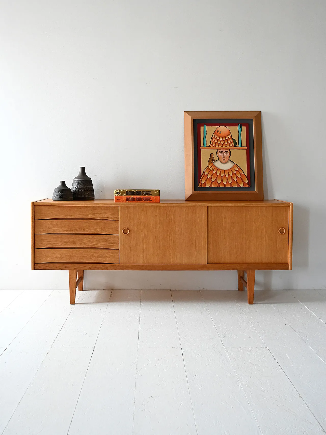 Swedish Oak Sideboard “Ulvo” by Erik Wørts for IKEA, 1960s 1