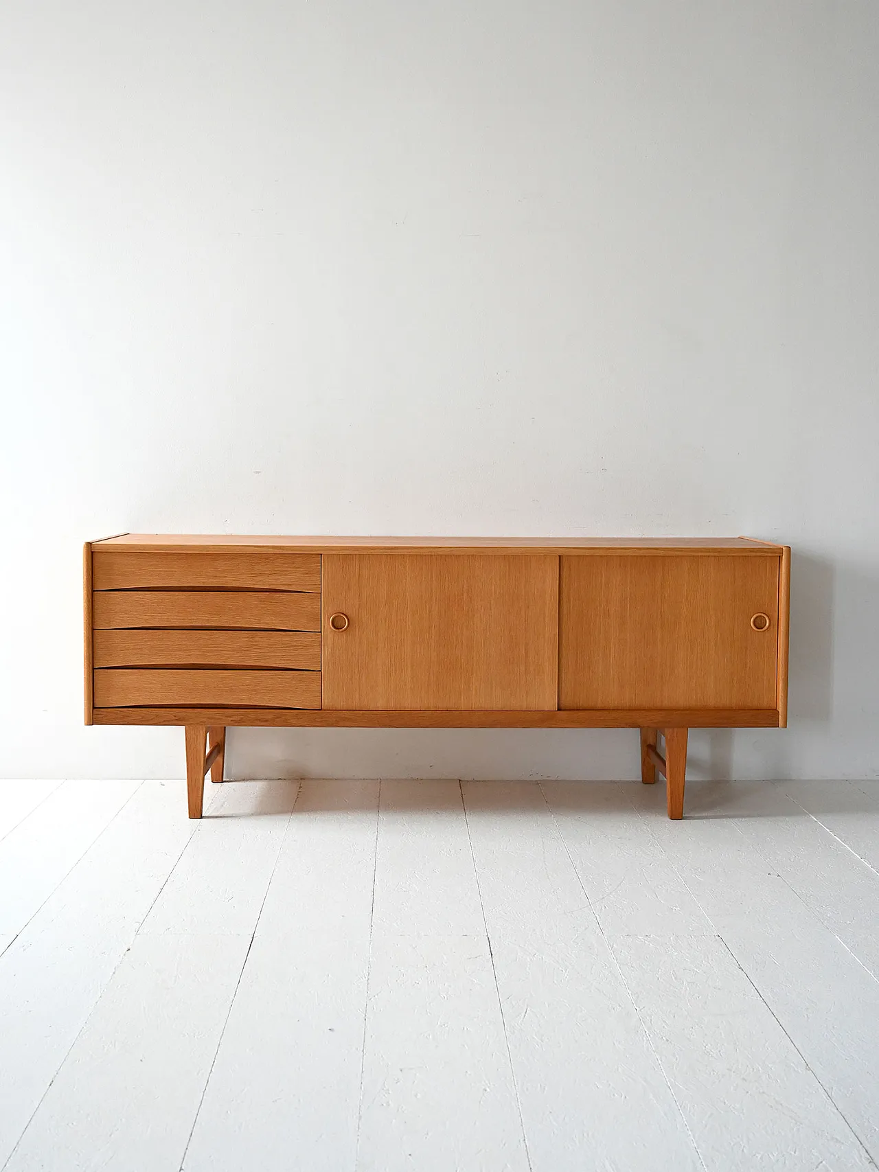 Swedish Oak Sideboard “Ulvo” by Erik Wørts for IKEA, 1960s 2