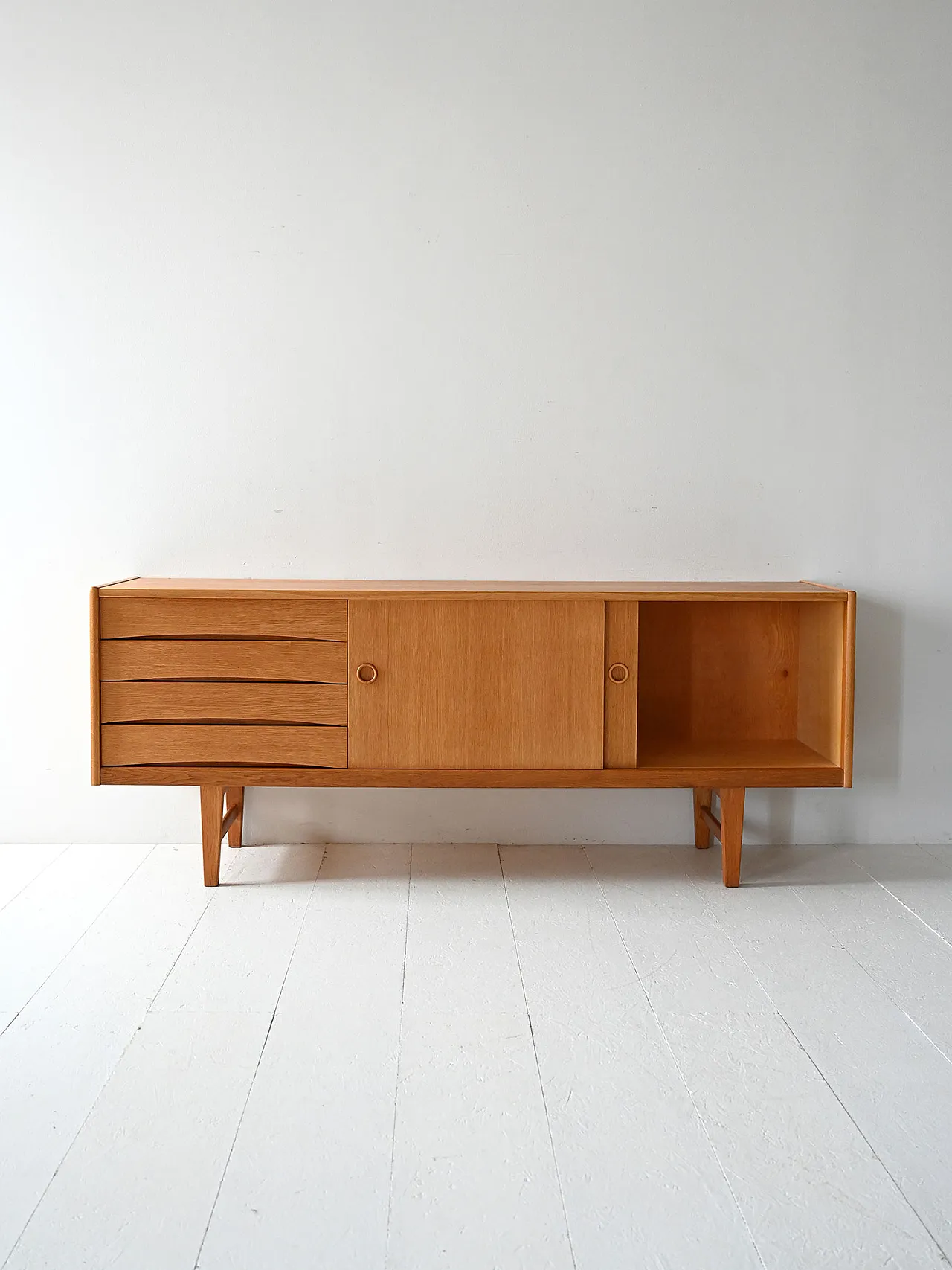 Swedish Oak Sideboard “Ulvo” by Erik Wørts for IKEA, 1960s 4