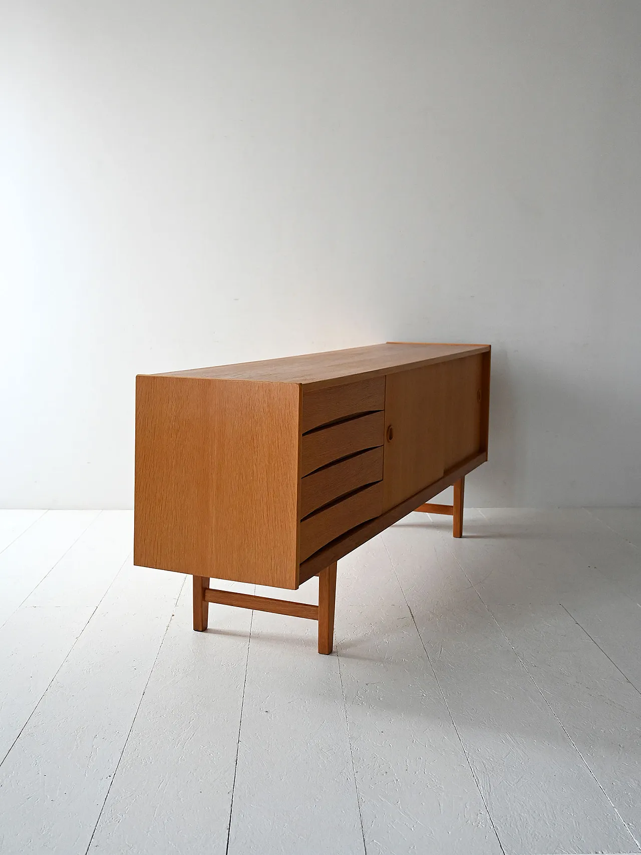 Swedish Oak Sideboard “Ulvo” by Erik Wørts for IKEA, 1960s 5