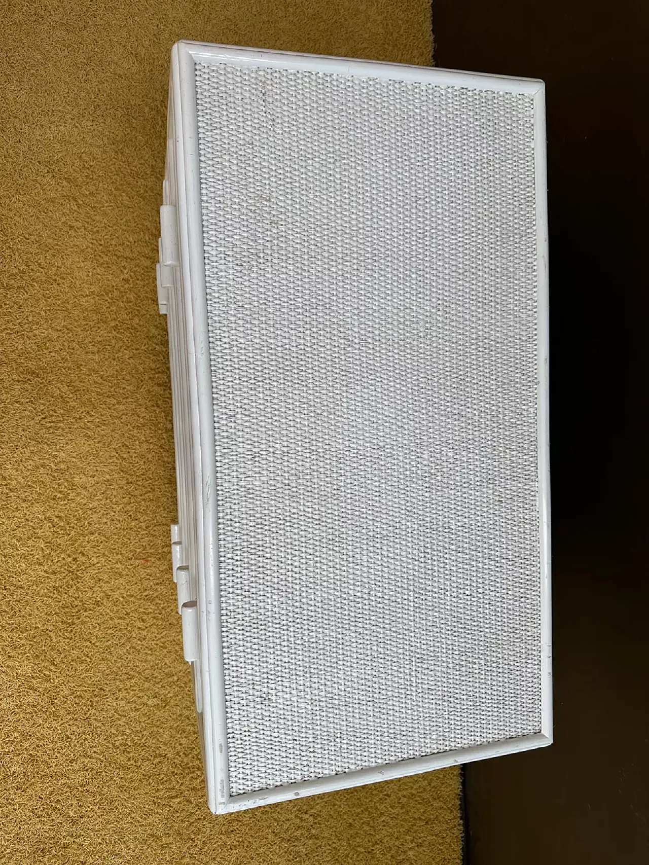 White rattan chest of drawers, 20th century 5