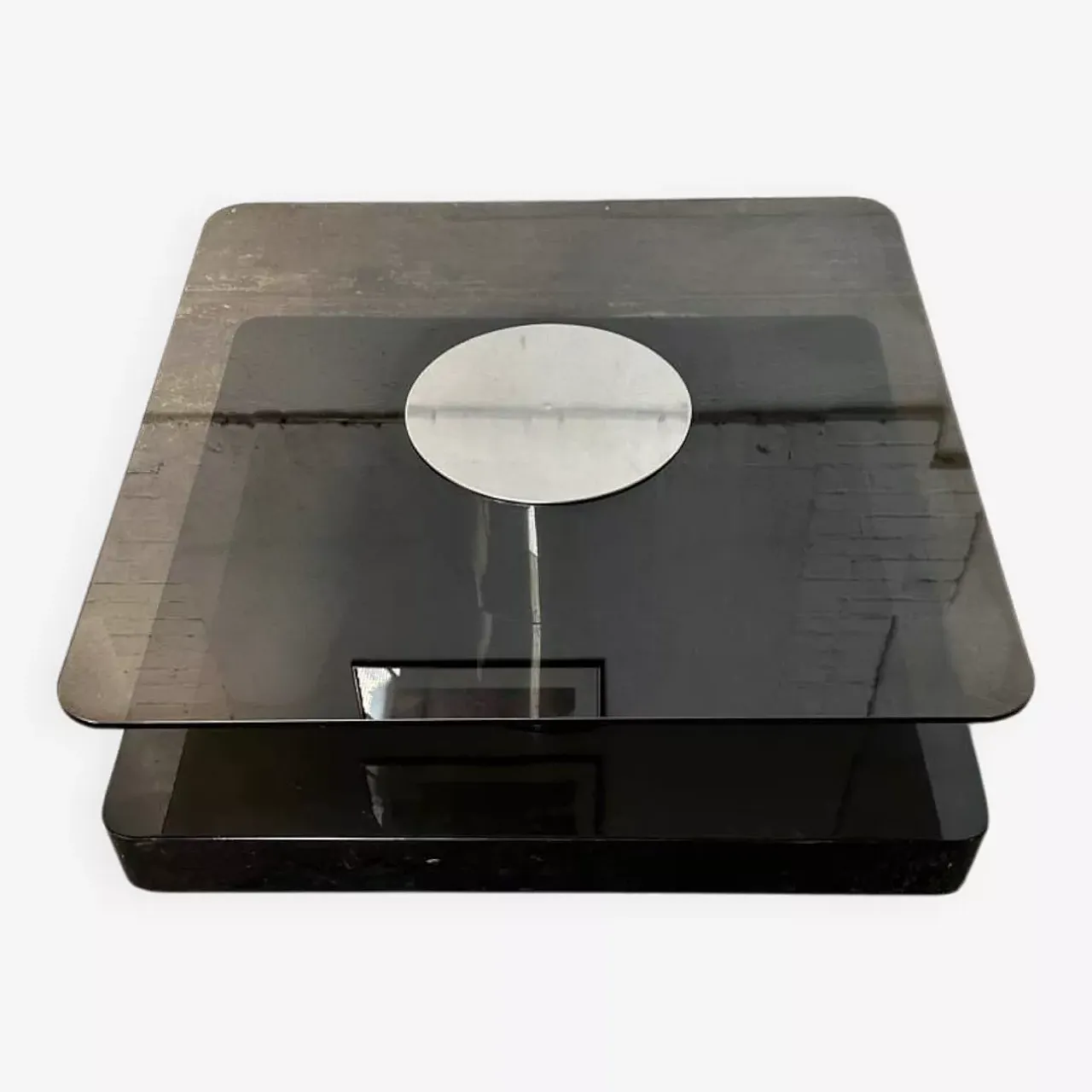 Square coffee table designed by Marco Fantoni for Tecno, 1970s 1