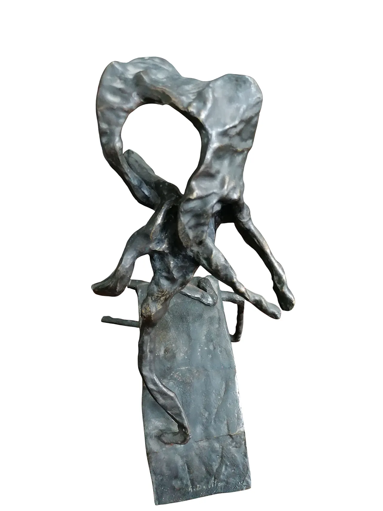 Scultura di Lottatori, anni '70, Bronzo 2