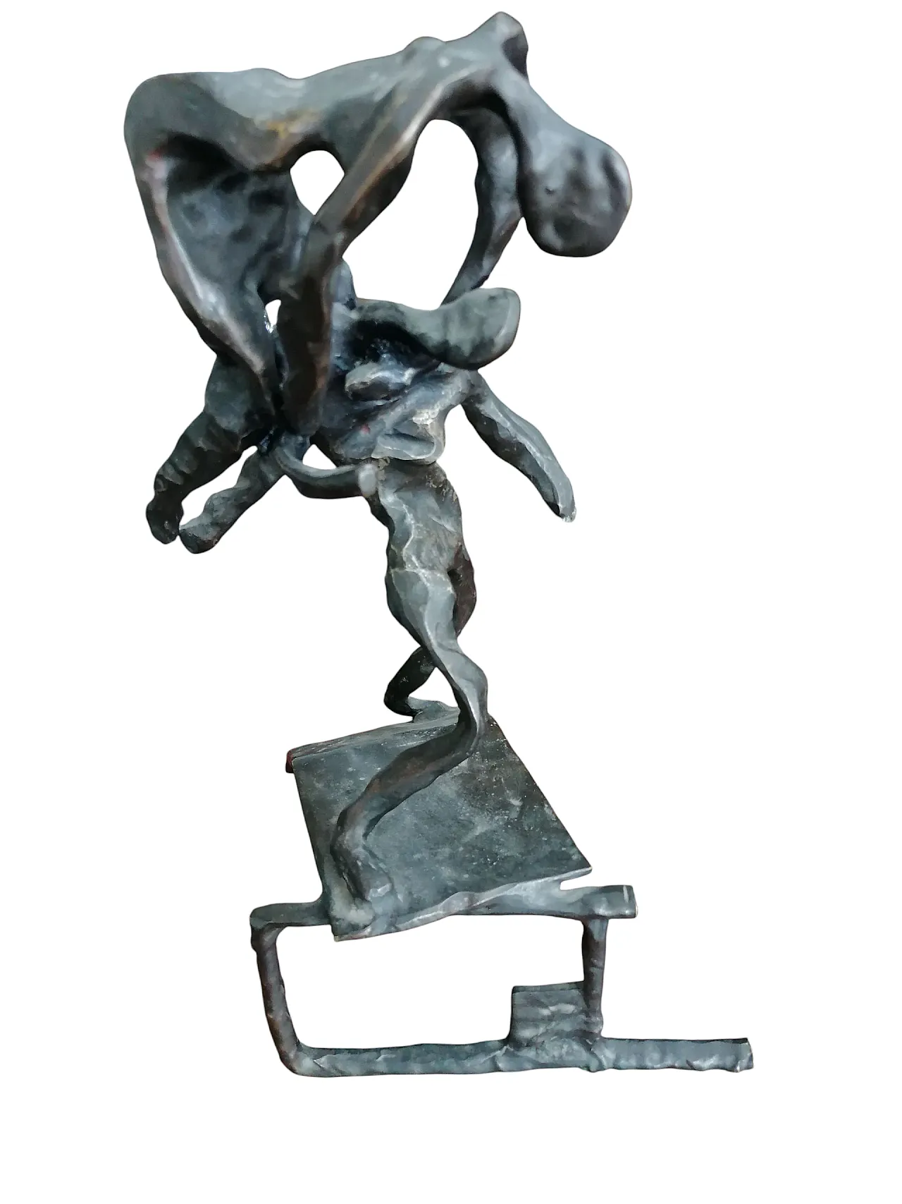 Scultura di Lottatori, anni '70, Bronzo 4