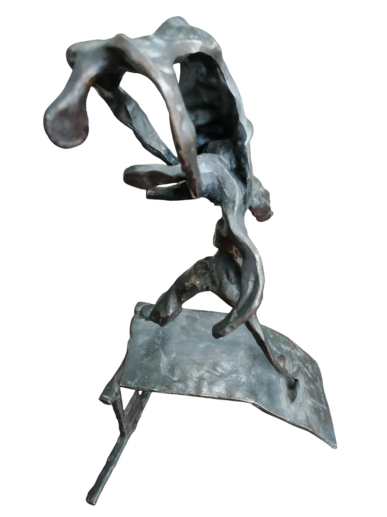 Scultura di Lottatori, anni '70, Bronzo 5