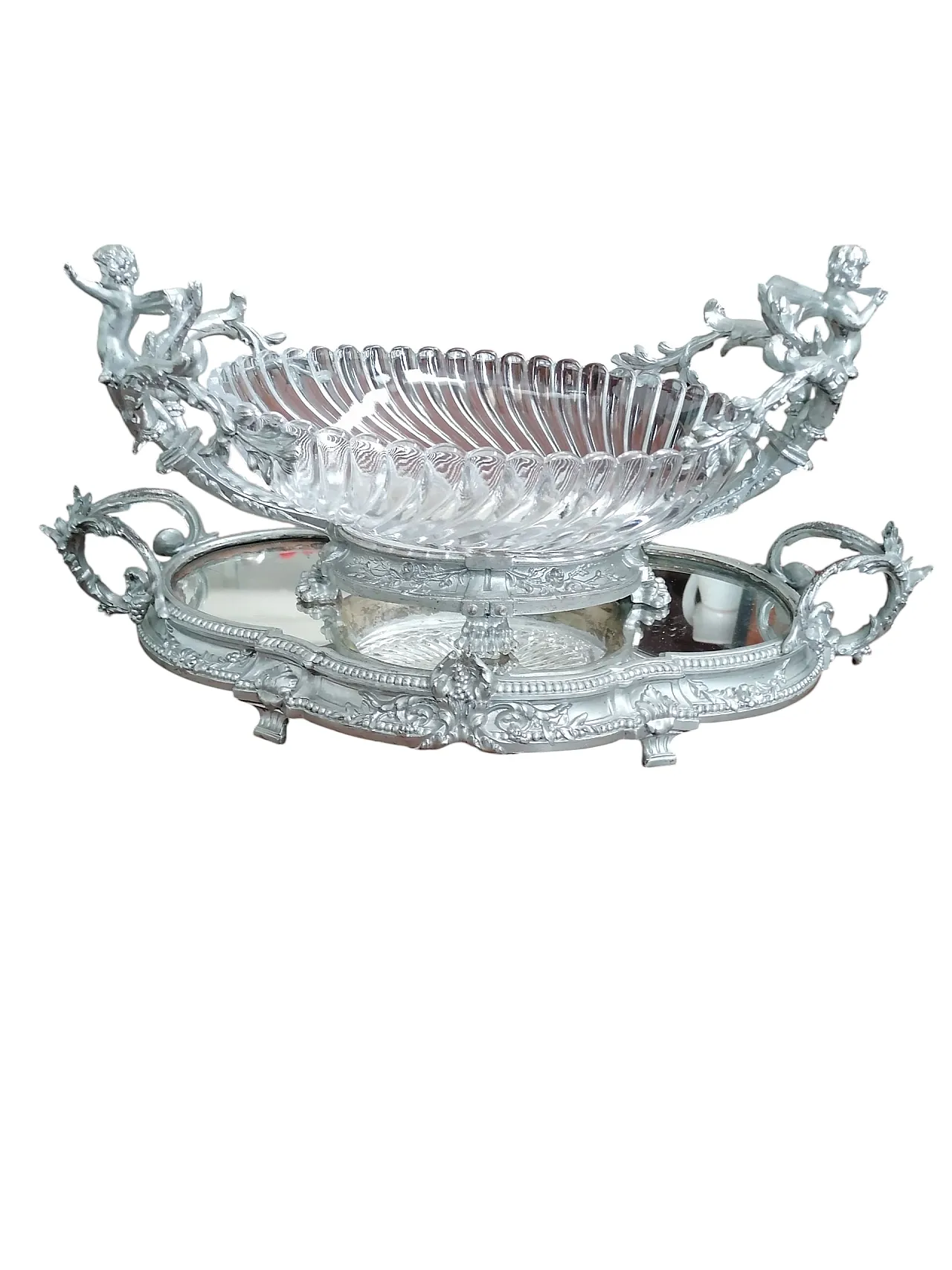 3 Centrotavola con putti, '800 1