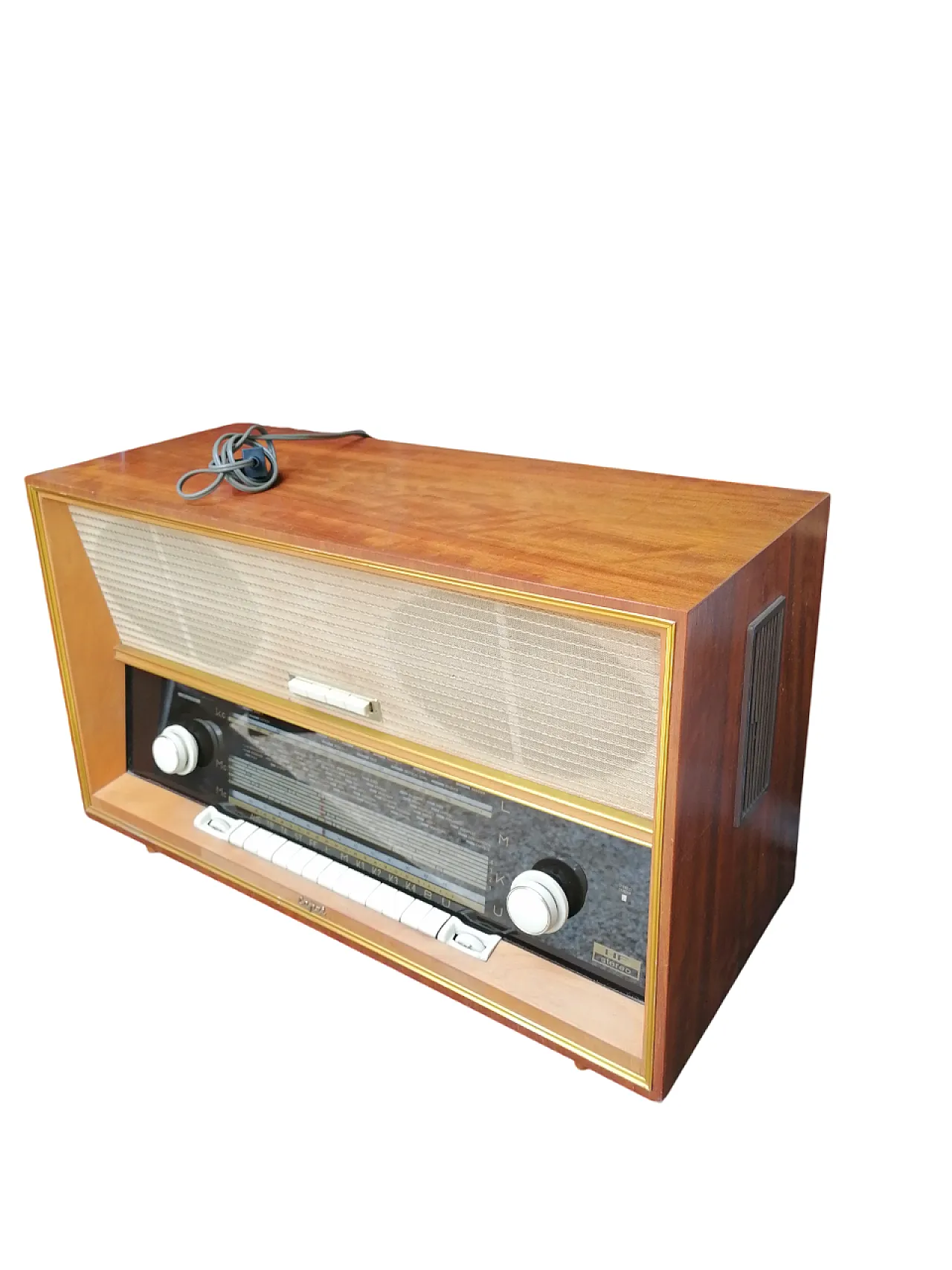 Vintage Capri Model Valve Radio, 1950s 4