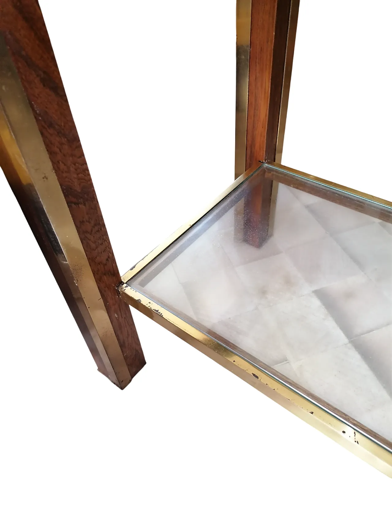 Coffee Table with Glass Shelves, 1960s 3