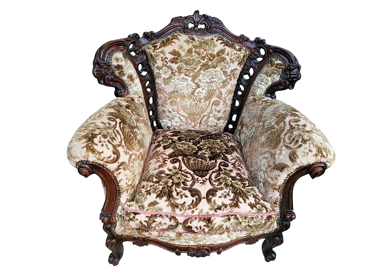 Divano e Poltrone in Stile Barocco Piemontese, anni '50 19