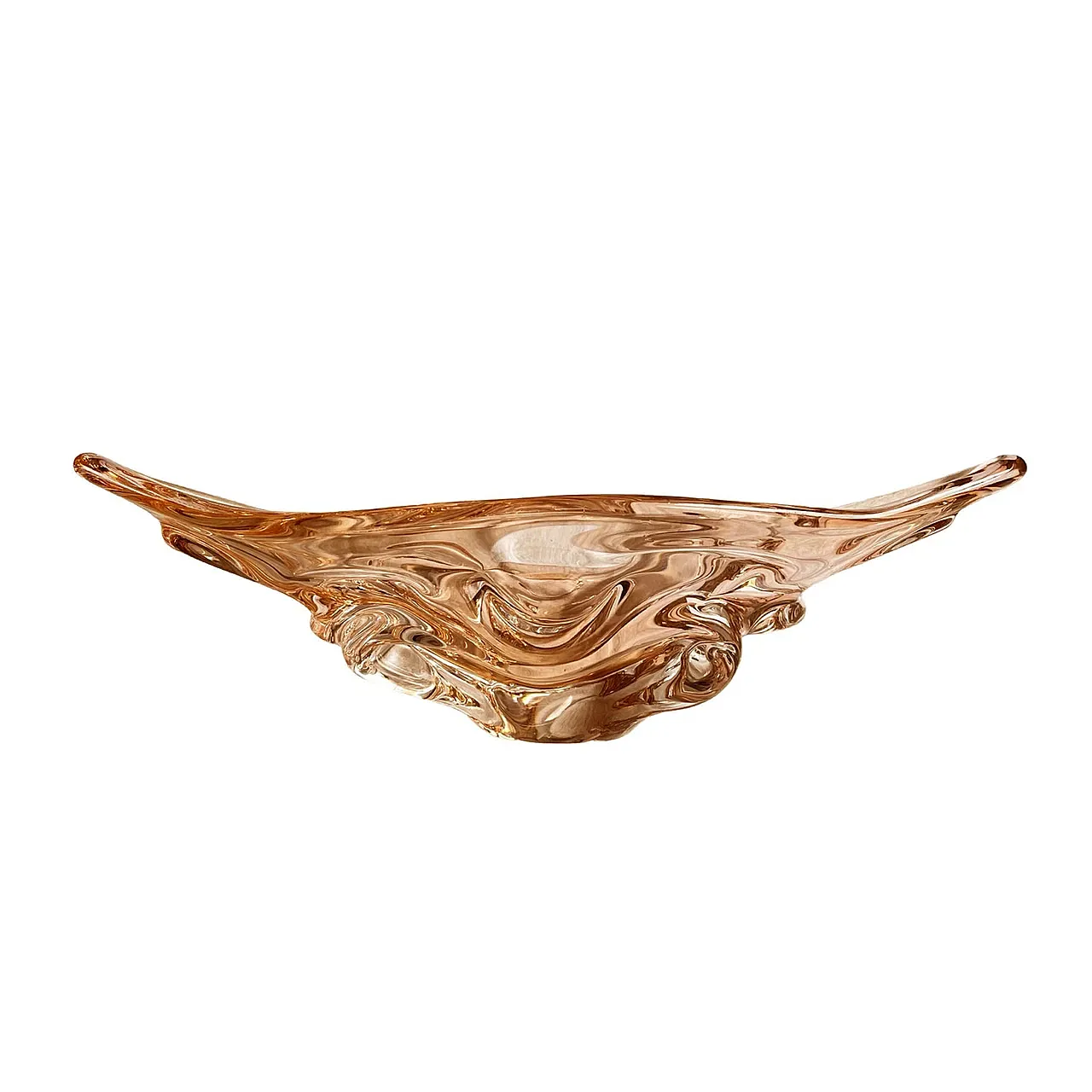 Large Platter by J. Hospodka, Chribska Sklarna, 1960s 1