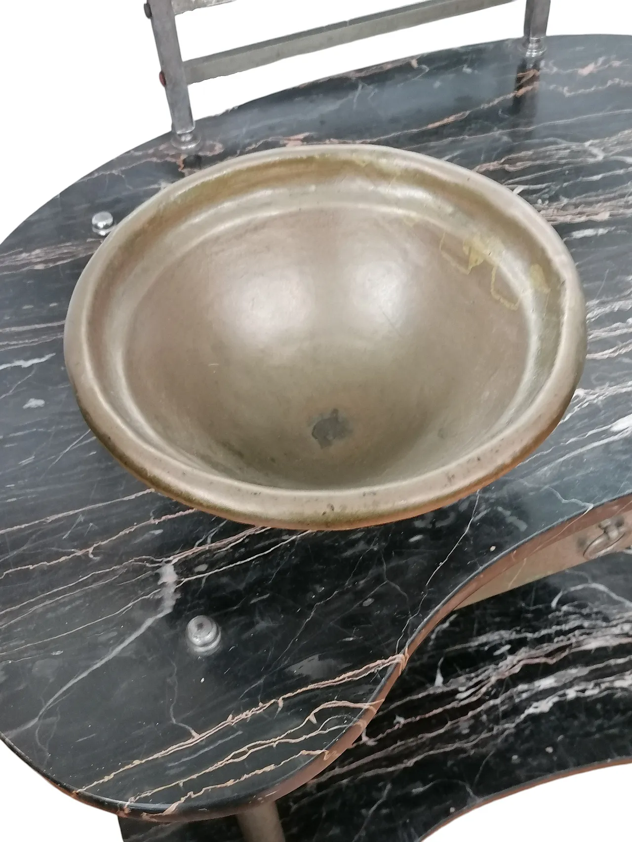 Toeletta Art Nouveau in marmo nero, fine '800 4