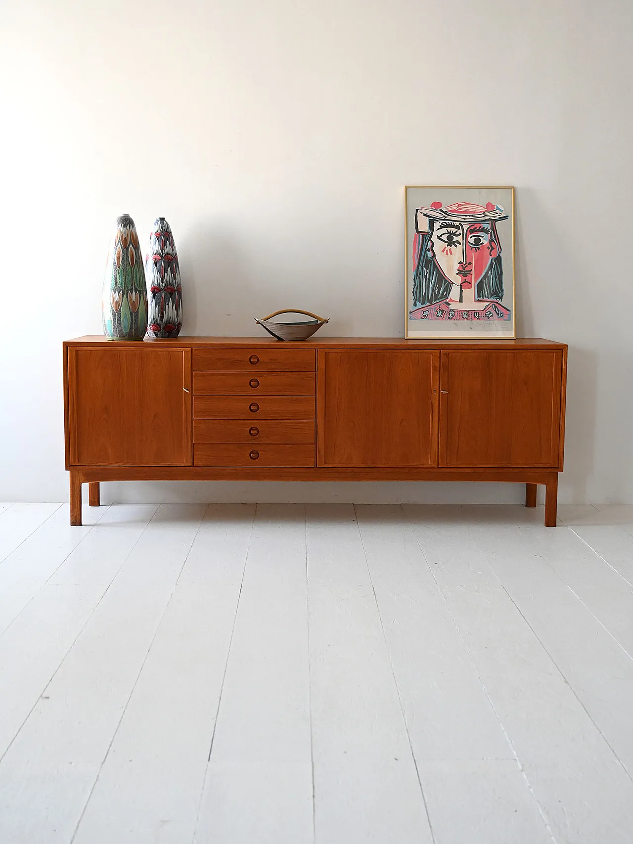 Sideboard “Tiveden” in teak di Engström & Myrstrand, anni ’60 1