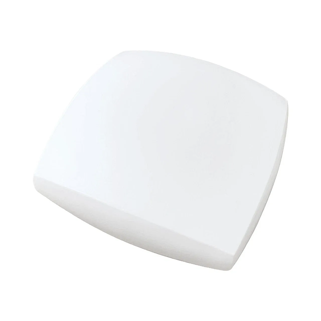 White glass ceiling lamp Kamenický Šenov, 1970s 1