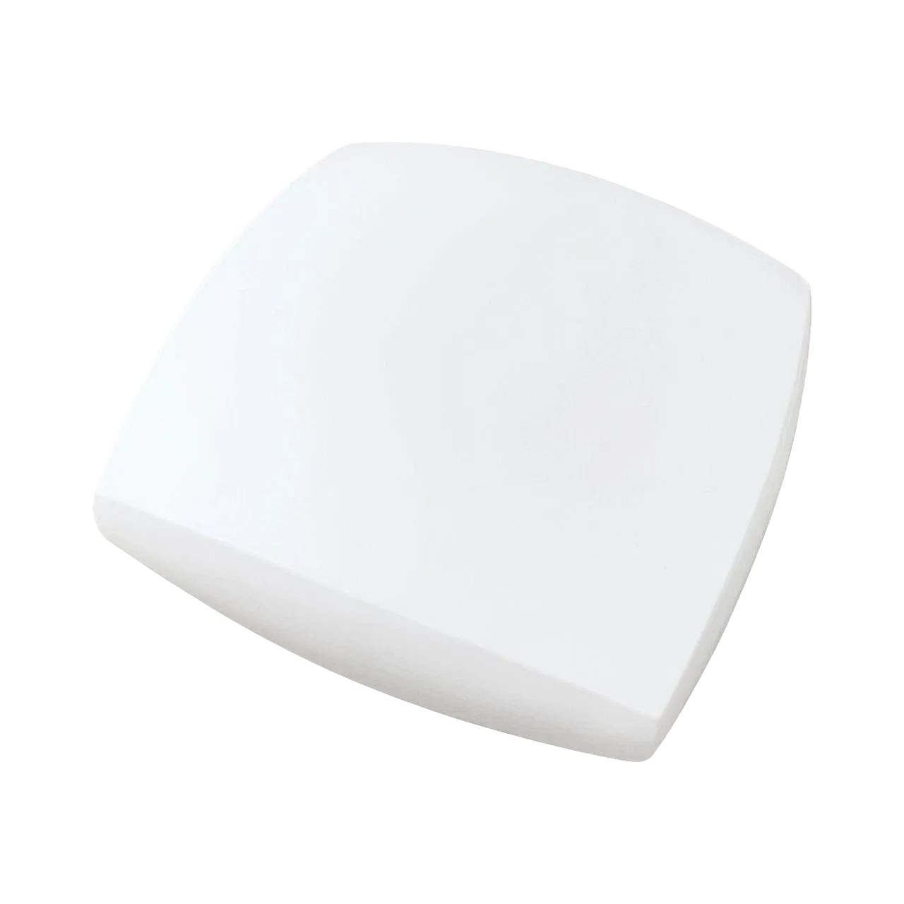 White glass ceiling lamp Kamenický Šenov, 1970s 10