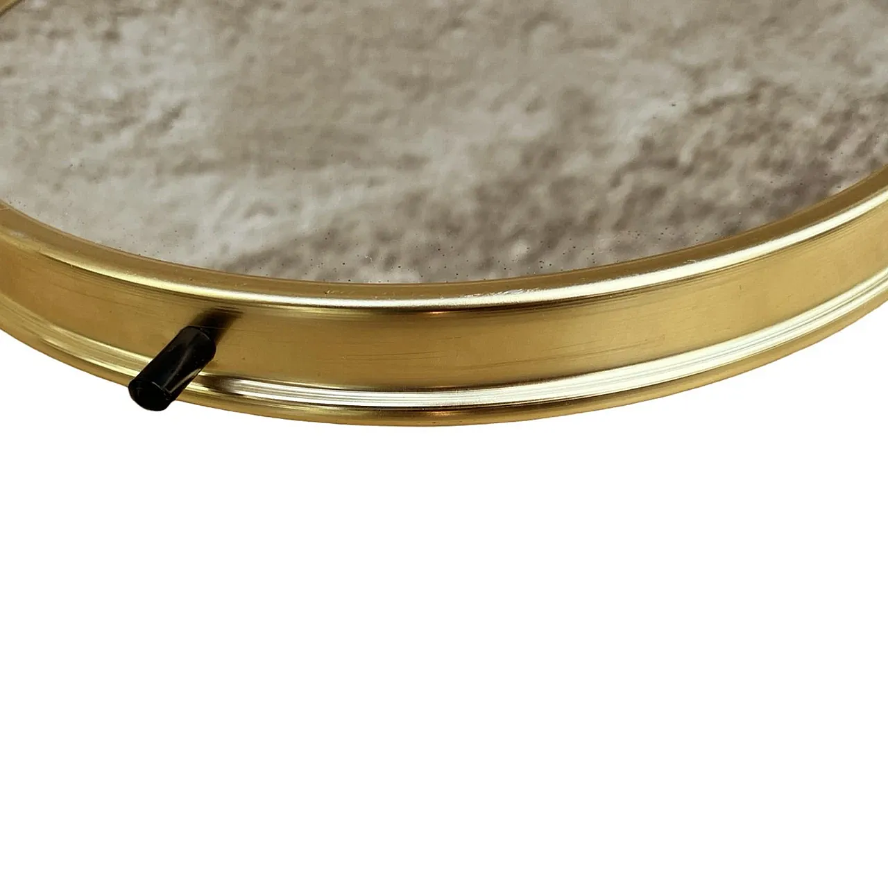 Vassoio rotante a specchio in stile Hollywood Regency, anni '60 6