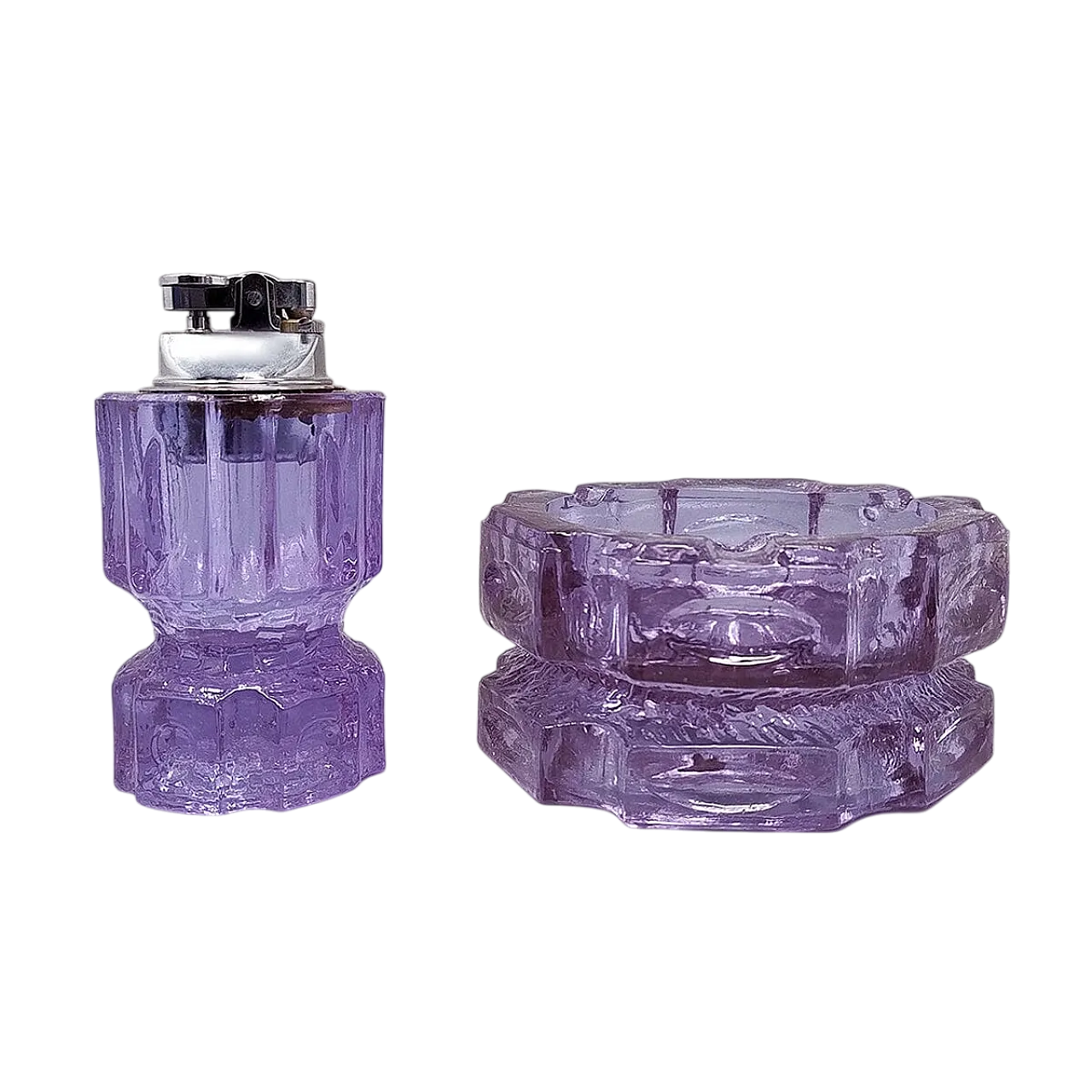 Set da fumo di Antonio Imperatore in vetro di Murano, anni '70 6