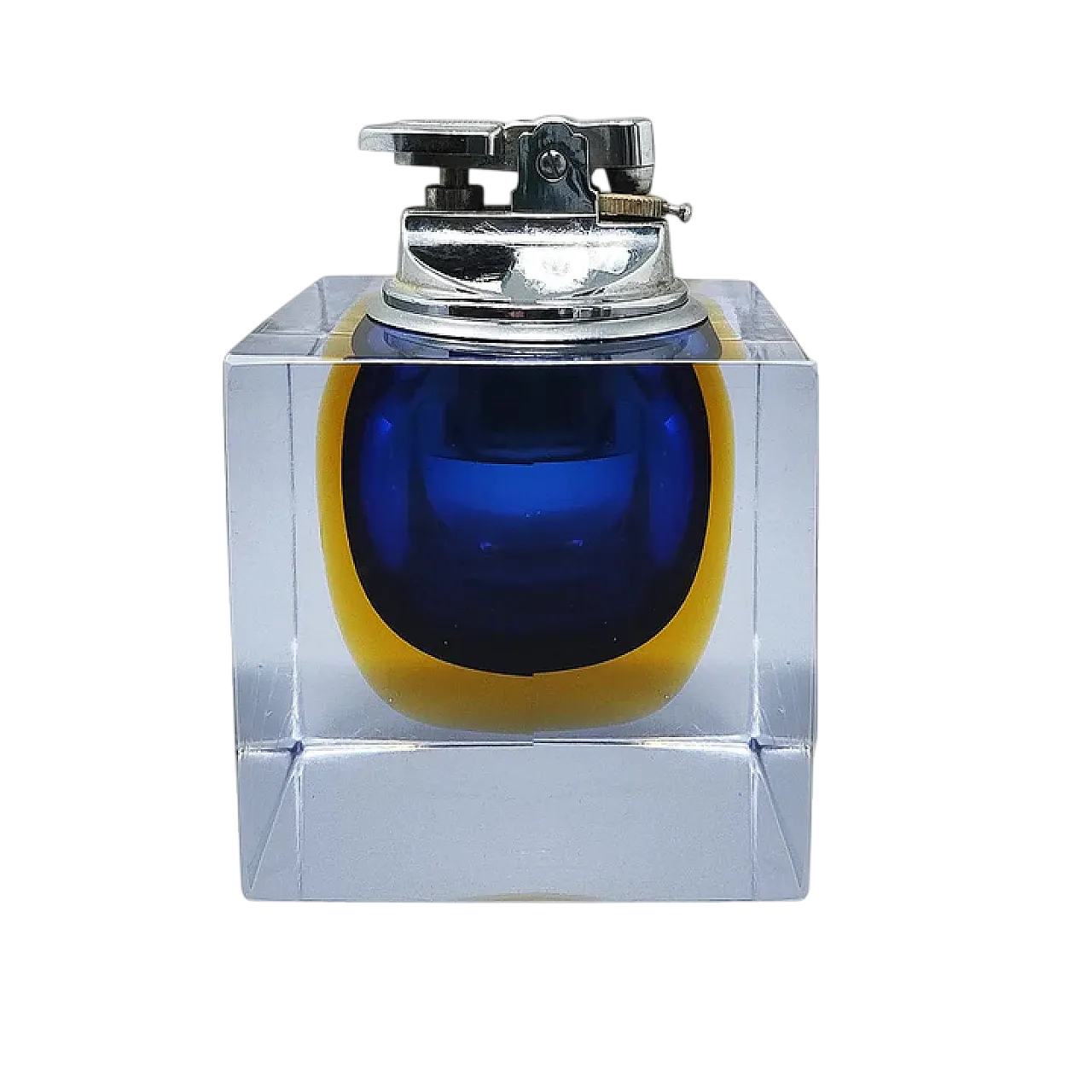 Accendino in vetro sommerso di Murano di F.Poli per Seguso, anni '60 9