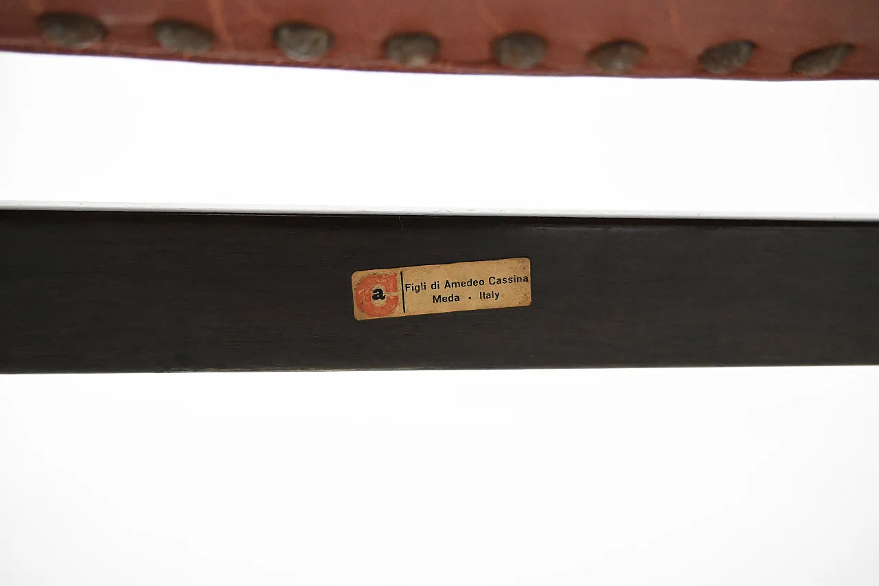 Coppia di poltrone "849" di Gianfranco Frattini per Cassina, anni '50 11