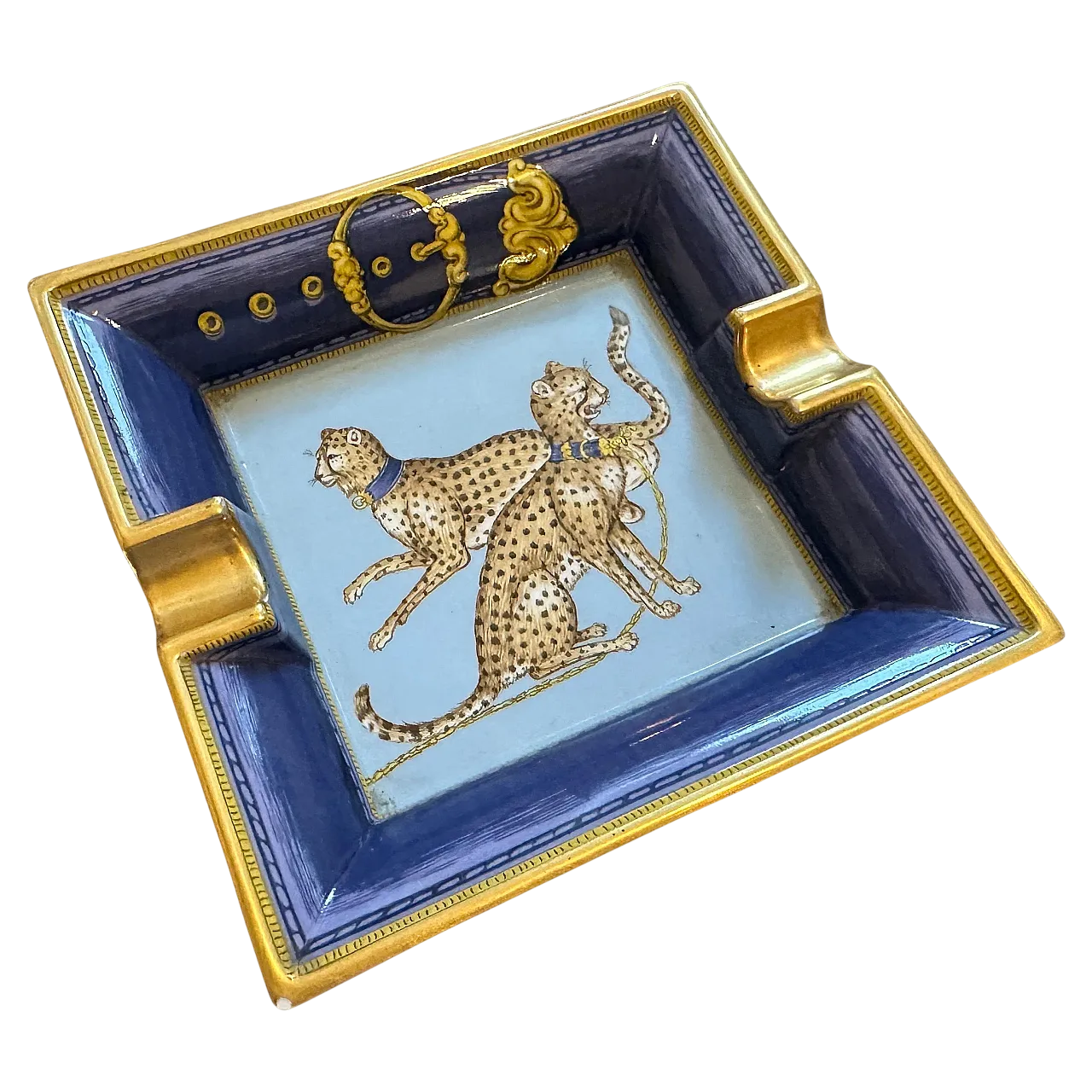 Limoges porcelain ashtray by Porcelaine de Paris, 1980s 11