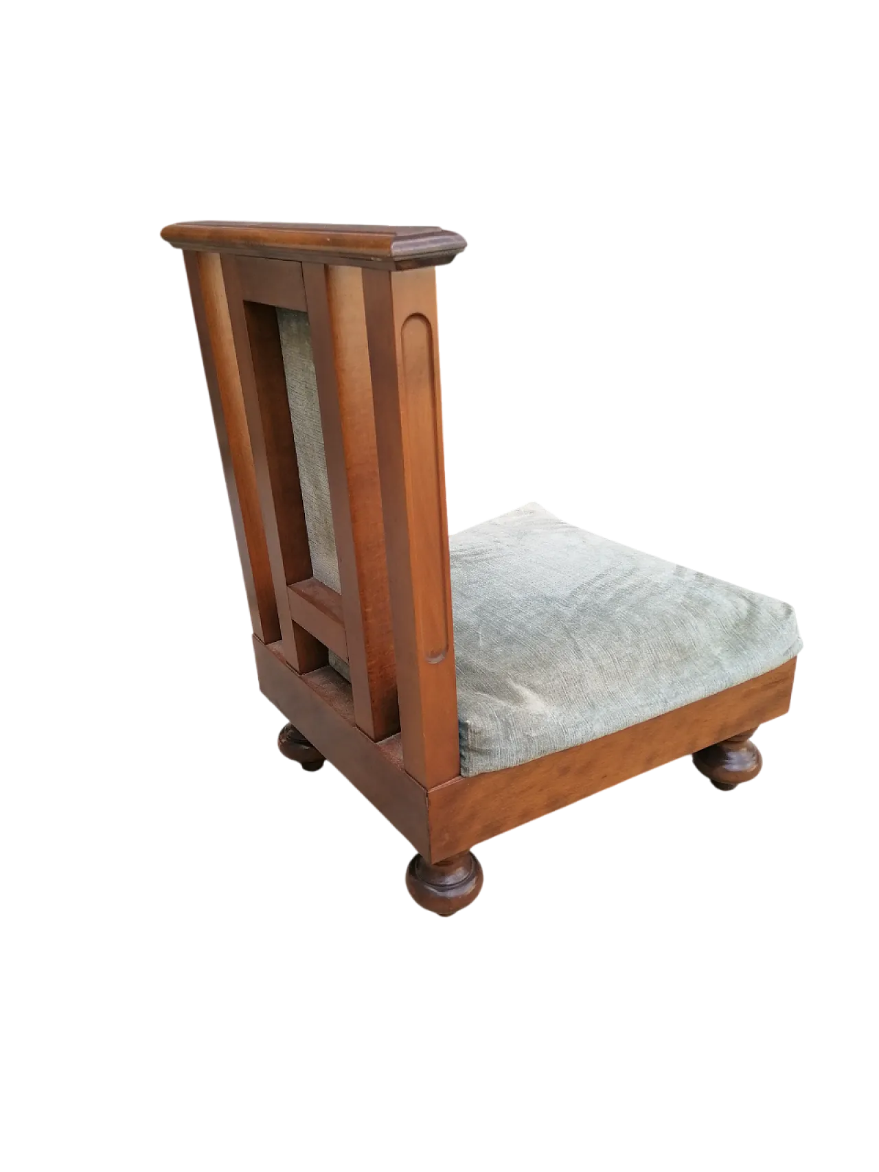 Inginocchiatoio antico in quercia, anni '50 9