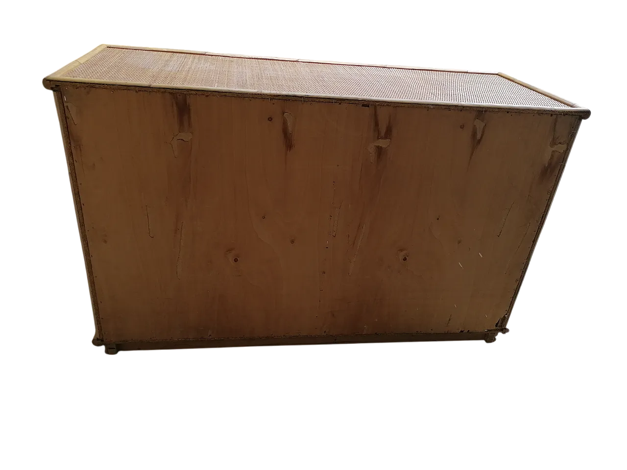 Hand-Woven Bamboo and Rattan Sideboard by Dal Vera, 1970s 9