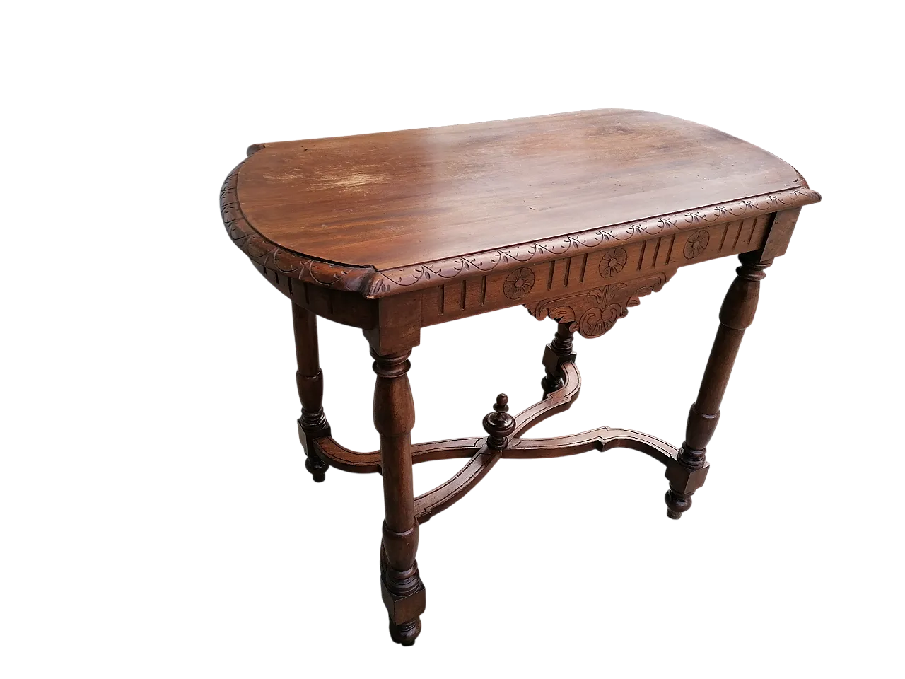 Louis XVI Raised Table in Carved Wood, 1890s 3