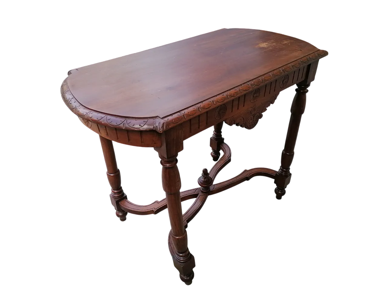 Louis XVI Raised Table in Carved Wood, 1890s 6
