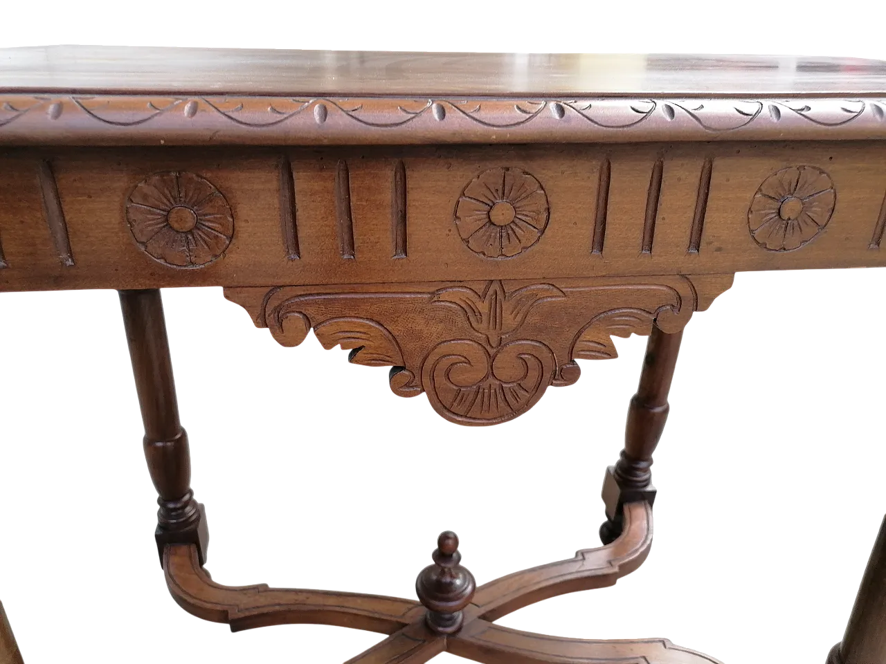 Louis XVI Raised Table in Carved Wood, 1890s 9