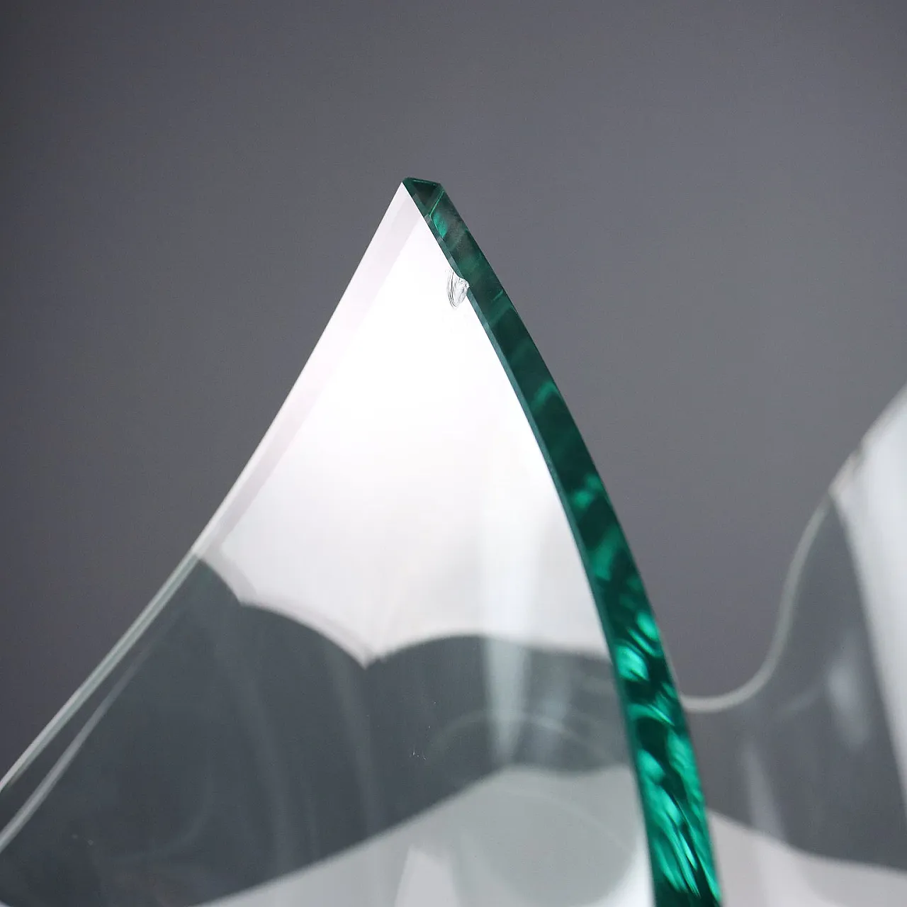 Cartoccio glass centerpiece vase Fontana Arte, 20th century 7