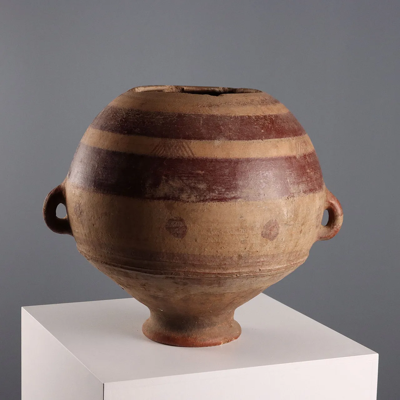 Vaso in terracotta per farina e cereali, '900 1
