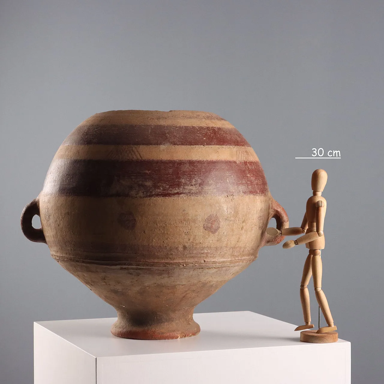 Vaso in terracotta per farina e cereali, '900 2