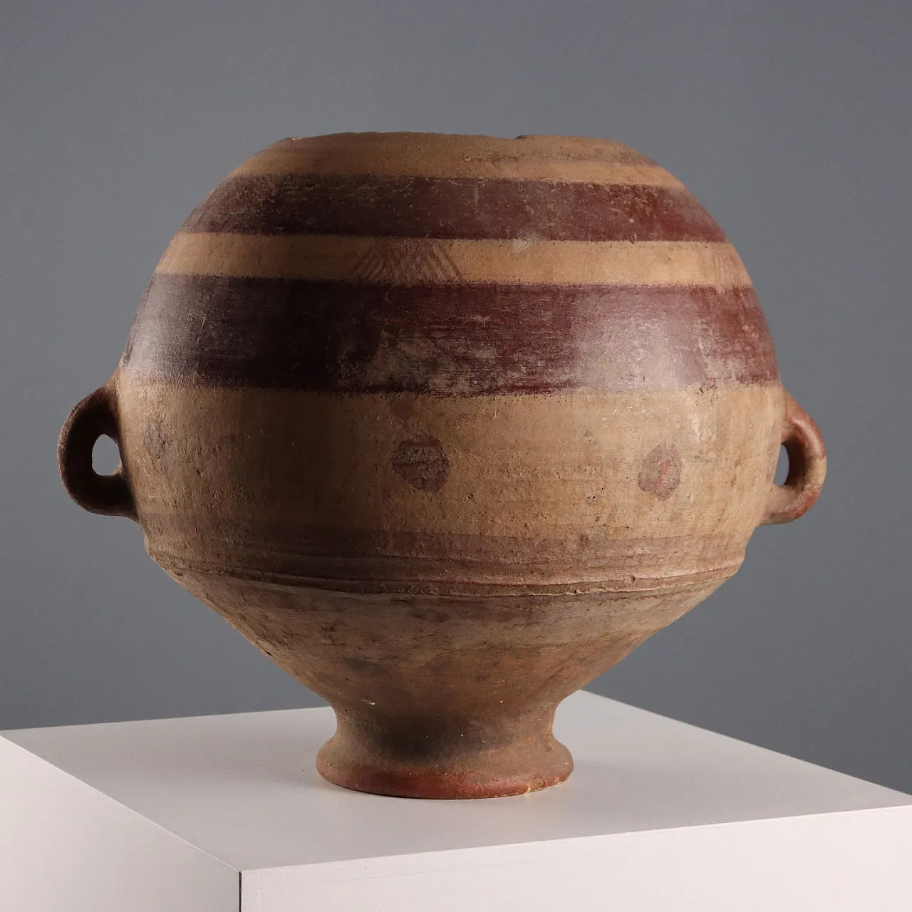 Vaso in terracotta per farina e cereali, '900 3
