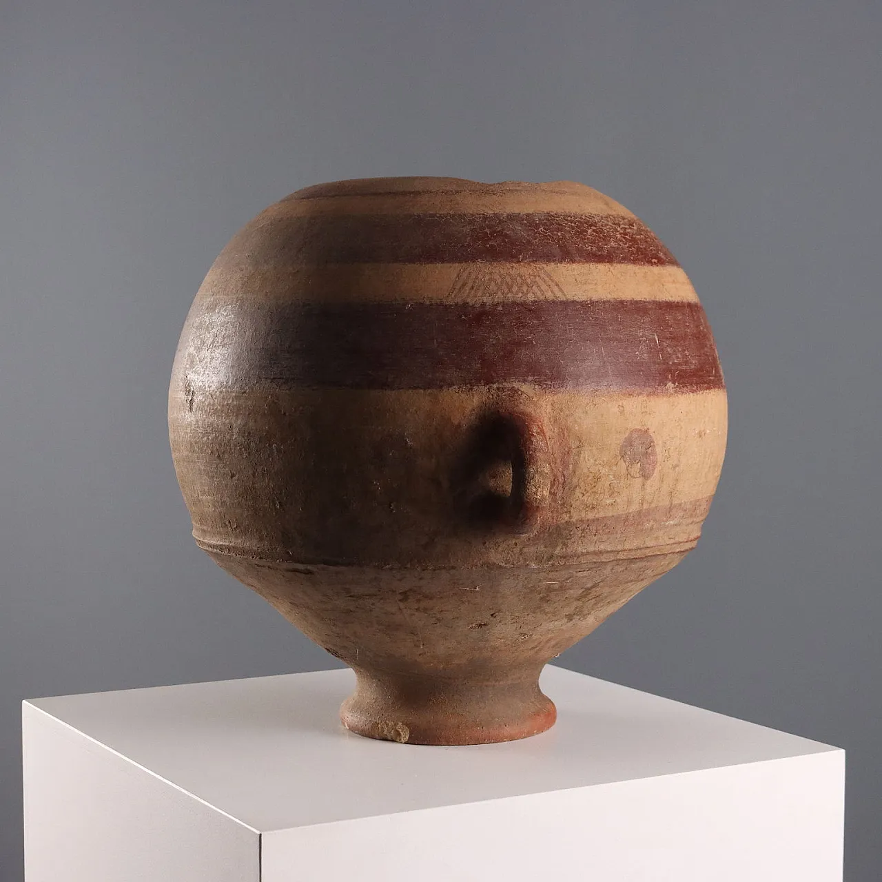Vaso in terracotta per farina e cereali, '900 9