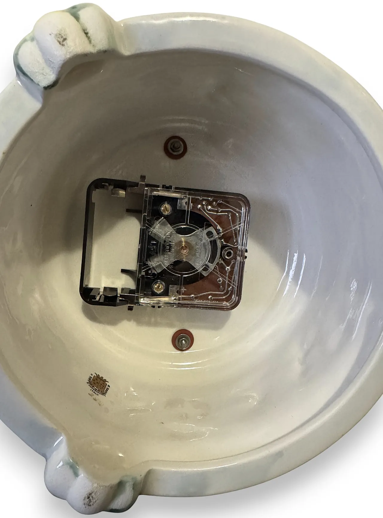 Capodimonte porcelain clock, 70s 7