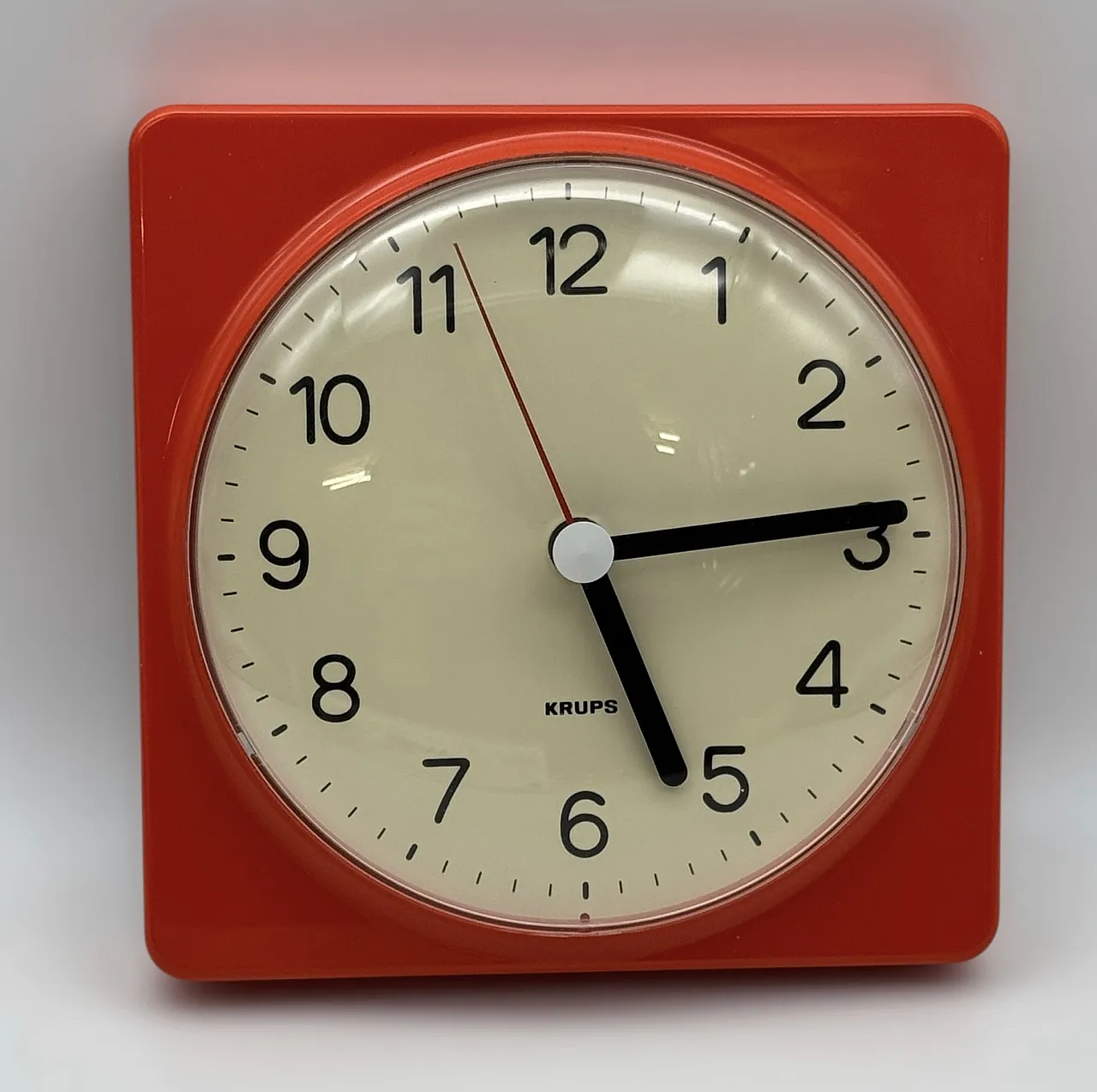 Krups wall clock, Space Age, 70s 2