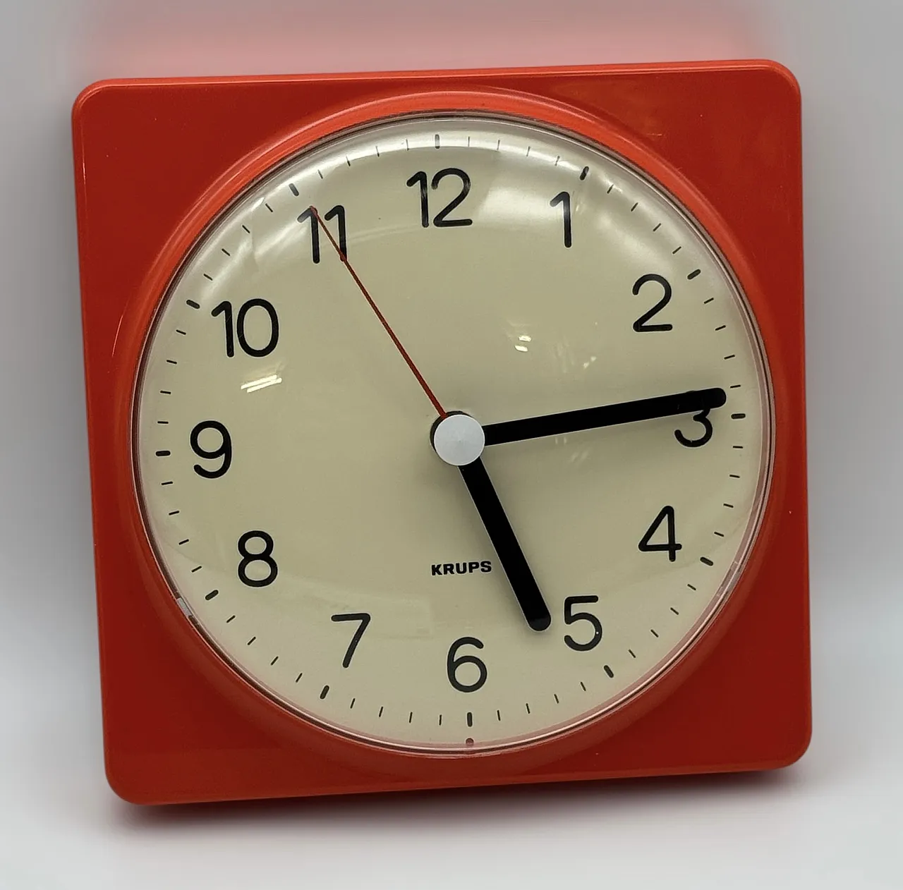 Krups wall clock, Space Age, 70s 5
