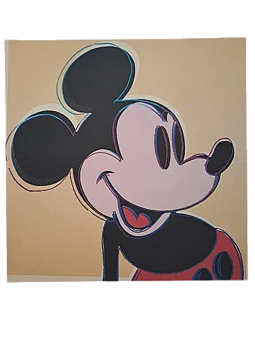 Topolino di Andy Warhol, litografia, 20th century