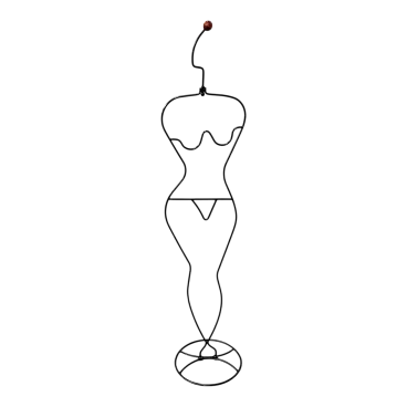 Coppia di appendiabiti da donnadi Ehlen Johansson per Ikea, anni '80