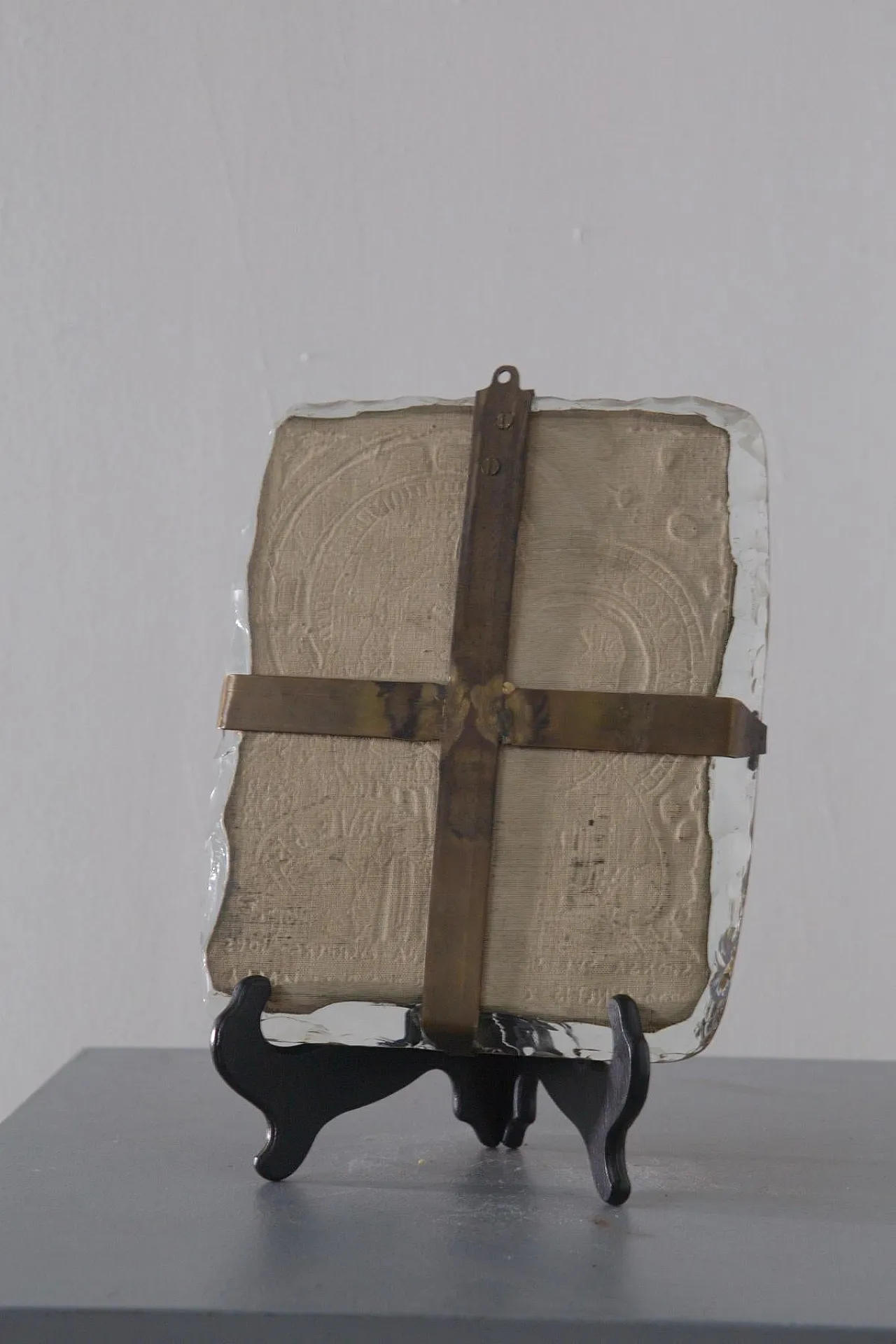 Madonna and Child wall panel in art glass by Fontana Arte, 1940s 7